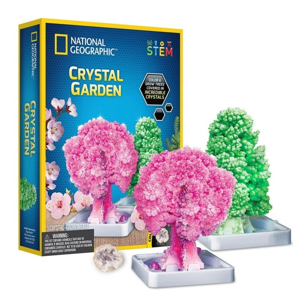 NATIONAL GEOGRAPHIC Crystal Growing Garden Grow Two Crystal Trees in Just 6 Hour